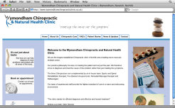 Website Design » Wymondham Chiropractic Clinic