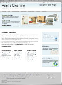 Anglia Cleaning - Website Design