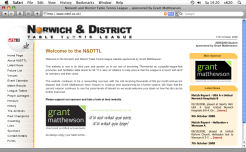 Table Tennis Website Design » Norwich & District Table Tennis League